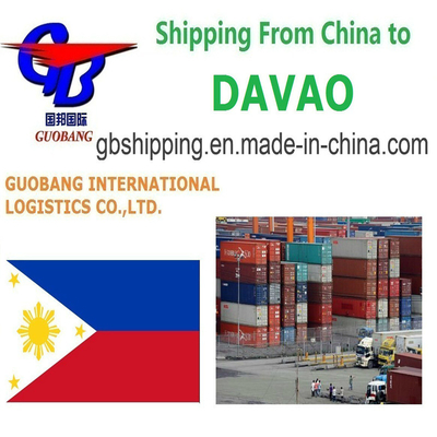 Envío marítimo rápido y asequible desde a Davao con Guobang International Logistics Co. Su mejor opción