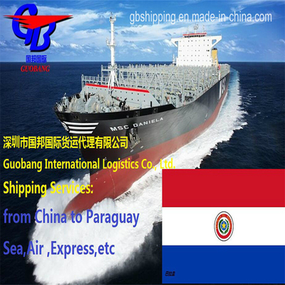 Envío a Paraguay por mar Servicio de transporte aéreo Express Express Funciona bien con EMS Suministro total 500teu/mes