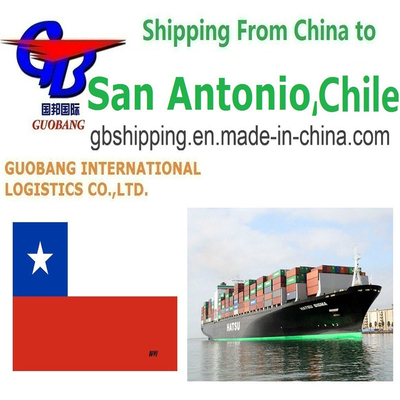 Servicios de transporte marítimo de camiones desde proveedores hasta puertos/almacenes Servicios de transporte marítimo a San Antonio con un plan de seguro completo