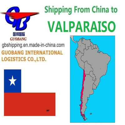 Suministro de 1000teu/mes de transporte marítimo de carga general desde a Valparaíso. Reserve su envío hoy y disfrute de una entrega sin problemas.