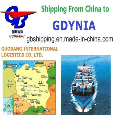 Obtén los mejores servicios de envío a Gdynia. Servicio integral para reservas, recogida, despacho de aduanas y a bordo.