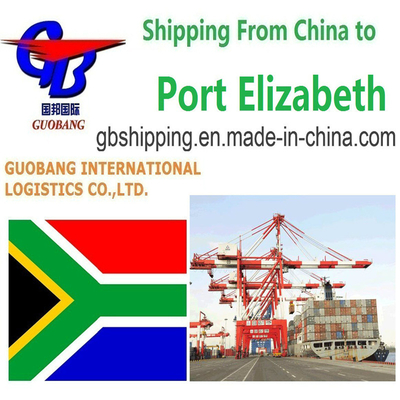 Mejores servicios de envío desde la salida Shenzhen/HK//Shanghai/Tianjin Personalización para el transporte de Port Elizabeth
