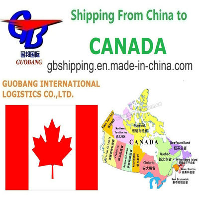 Suministro total 1000teu/mes Servicios de envío desde a Canadá Servicio de parada única Reserva-recogida-despacho de aduanas a bordo