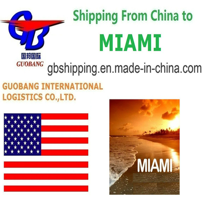 Suministro Total 1000teu/Mes Servicios de Envío desde a Miami con Despacho de Aduana Rápido