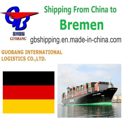 Transporte de camiones desde proveedores hasta el puerto/almacén Tipo de envío FCL y LCL Los mejores servicios de envío desde a Bremen, Alemania