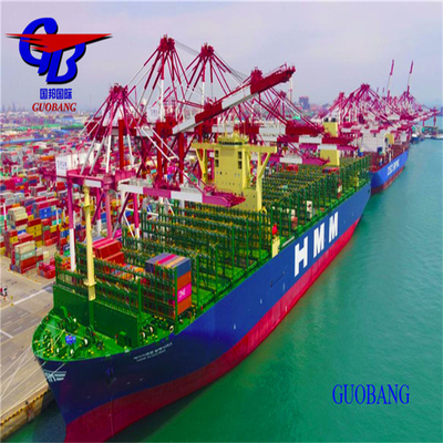 Servicio profesional de transporte marítimo de Europa a los puertos Suministro total 8000-10000 kg y realizable