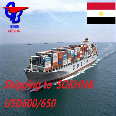 El transporte marítimo más asequible 67 de Sokhna a Egipto Servicio especial Combinar envío de varios proveedores