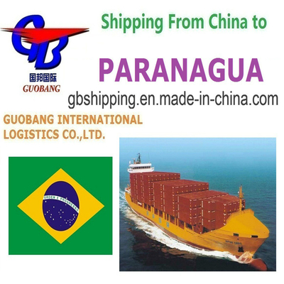 Tipo de envío FCL y LCL Servicios de navegación marítima de Paranagua a Paranagua 500teu/mes Suministro