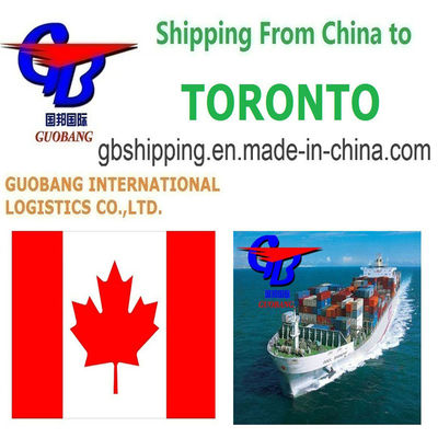 Servicios de transporte marítimo personalizados desde Toronto a Canadá Salida Shenzhen/HK//Shanghai/Tianjin Precios asequibles