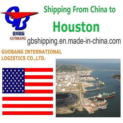 Servicios de envío marítimo de 1000 TEU/mes desde a Houston. Suministro total: 1000 TEU/mes de carga general.