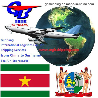 Transporte aéreo de Ji a Surinam con transporte terrestre desde los proveedores hasta el puerto/almacén para un transporte cómodo y sin complicaciones