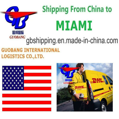 Envío DHL desde a Miami, flete aéreo y marítimo LCL FCL, mensajería, conveniente, seguro, con servicio adicional