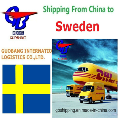 Guobang Ltd. Servicio DHL asequible y profesional desde Suecia