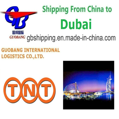 Servicio de TNT desde Dubai a Guobang Transporte marítimo Recogida de camiones de los proveedores al puerto / almacén