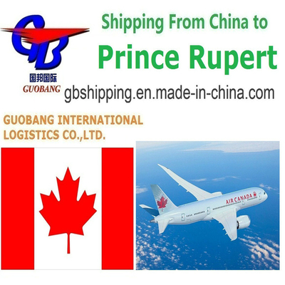 Transporte de camiones desde los proveedores hasta el puerto/almacén y envío aéreo asequible desde a Prince Rupert