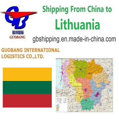 Servicio de transporte marítimo de carga aérea LCL FCL Courier Guobang International Logistics Co. a Lituania con transporte rápido y marítimo