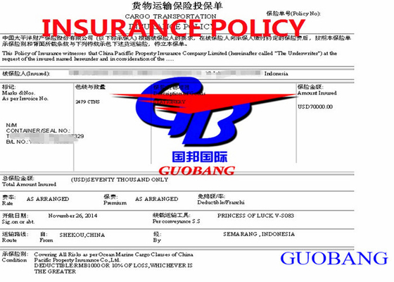 Documento de envío internacional de Aramex