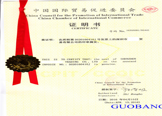 Certificado Internacional CCPIT