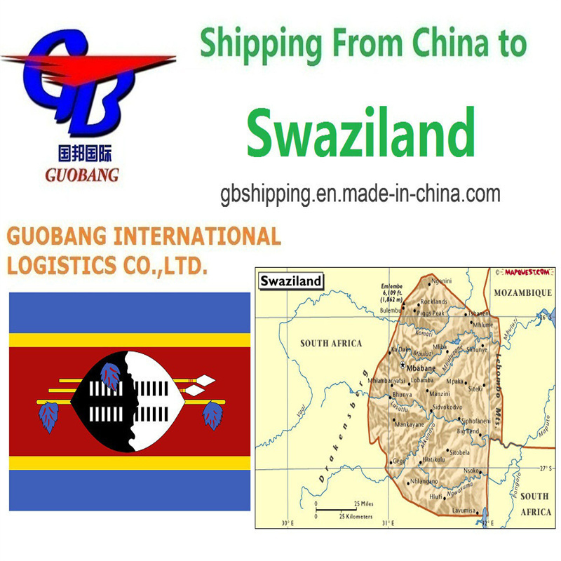 Servicio de parada única para el envío desde Swaziland. Reserva de recogida de aduanas a bordo del 40HQ.