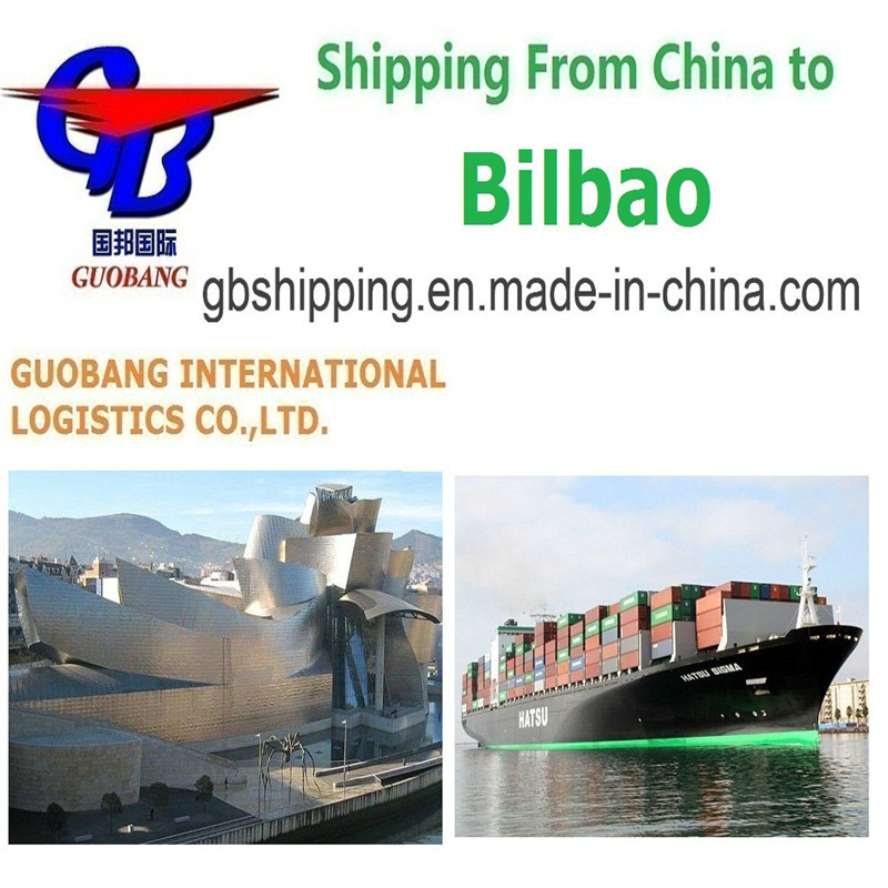 Tiempo de tránsito 30-60 días Guobang Ltd. Servicios de envío desde Bilbao Entrega rápida y segura