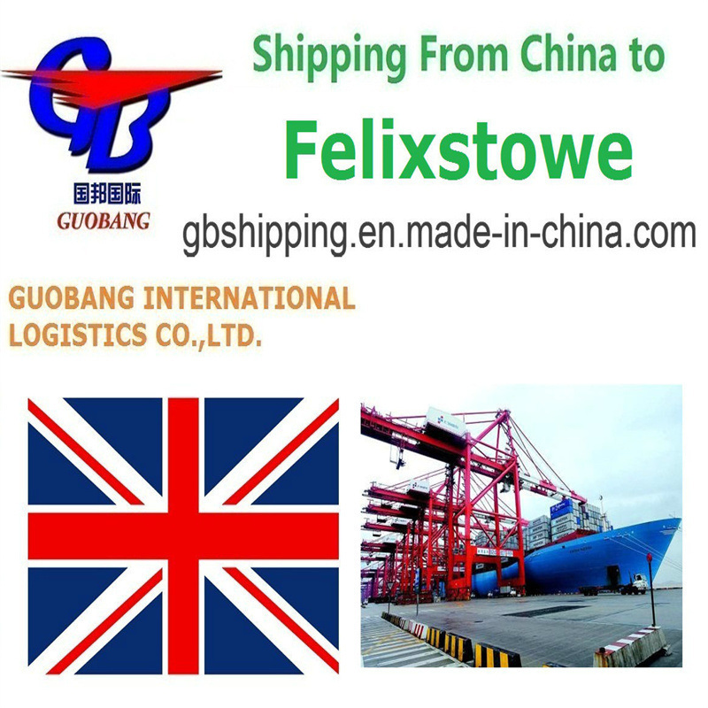 Despacho de aduana de envío marítimo a Felixstowe, Reino Unido, desde /Shenzhen/Shanghai, operado por Guobang Shipping