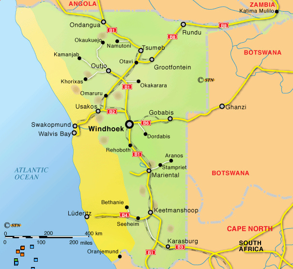 Envío seguro desde a Namibia por mar para carga general, asequible y conveniente