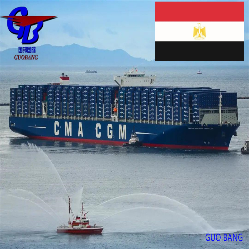 Transporte marítimo rápido y conveniente desde a Sokhna, Egipto, tipo de envío FCL con seguimiento en línea las 24 horas