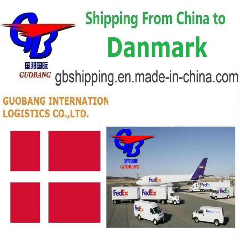 Servicio de envío de FedEx desde y hacia Dinamarca para personalización de flete aéreo y marítimo LCL FCL Courier Personalización